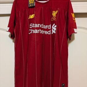 Standard Charter Jersey New Balance Large Red with white pinstripes